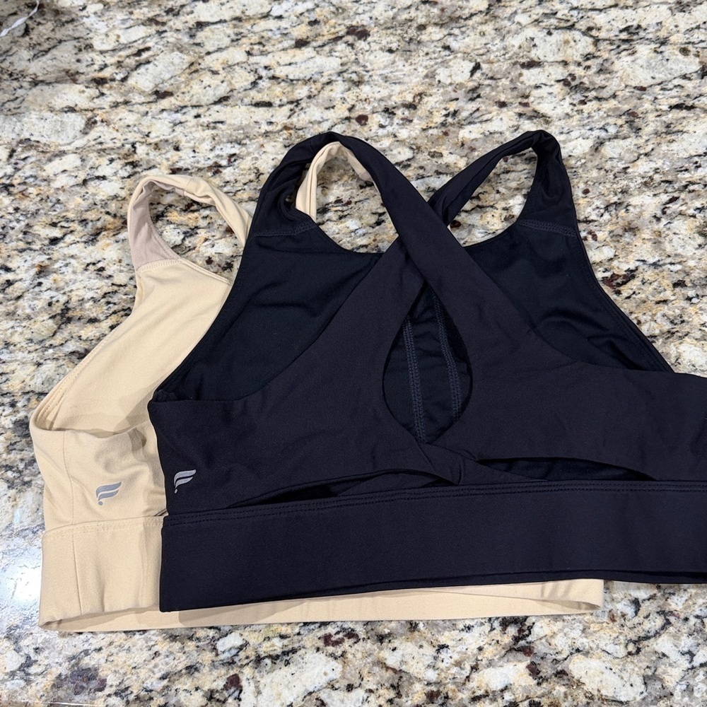 EUC Fabletics No Bounce Sports Bra set of two - Picture 2 of 7